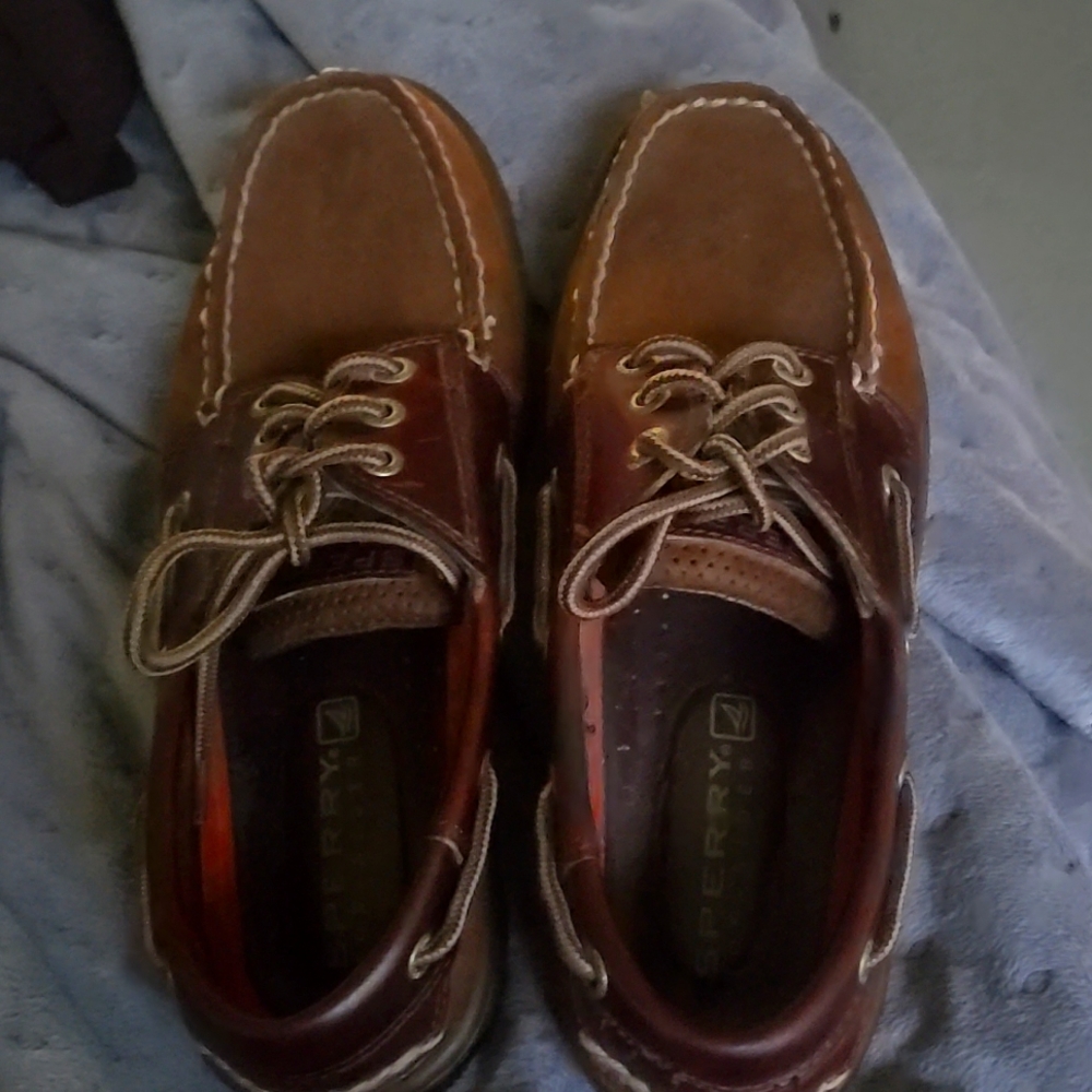 Sperry Men's Brown Casual Top Siders Shoes Size 8M